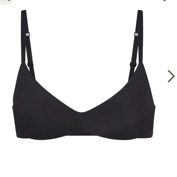 NWT SKIMS Wireless Form Push Up Bra in Onyx Sz‎ 38DD - Picture 4 of 5